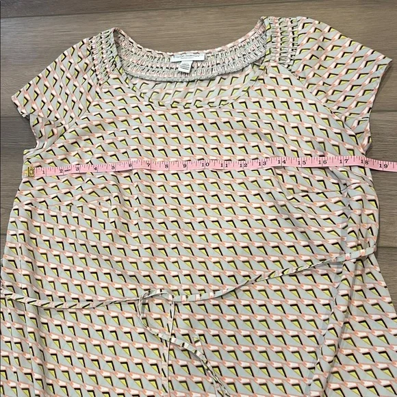 Liz Lange Maternity Dress Size Small Removable Belt Baby Girl - Picture 6 of 15